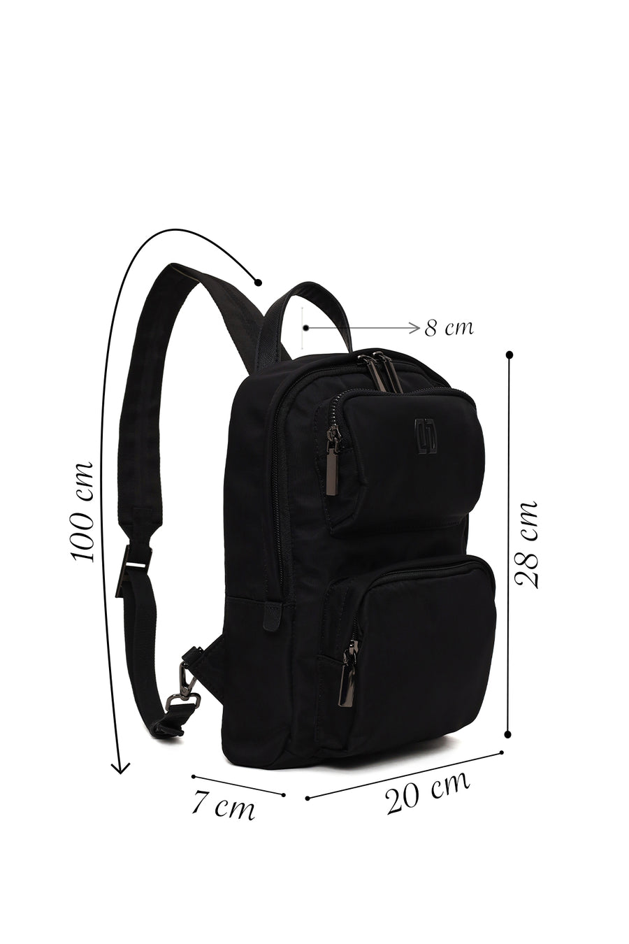 Male Black Casual Crossbody Bag