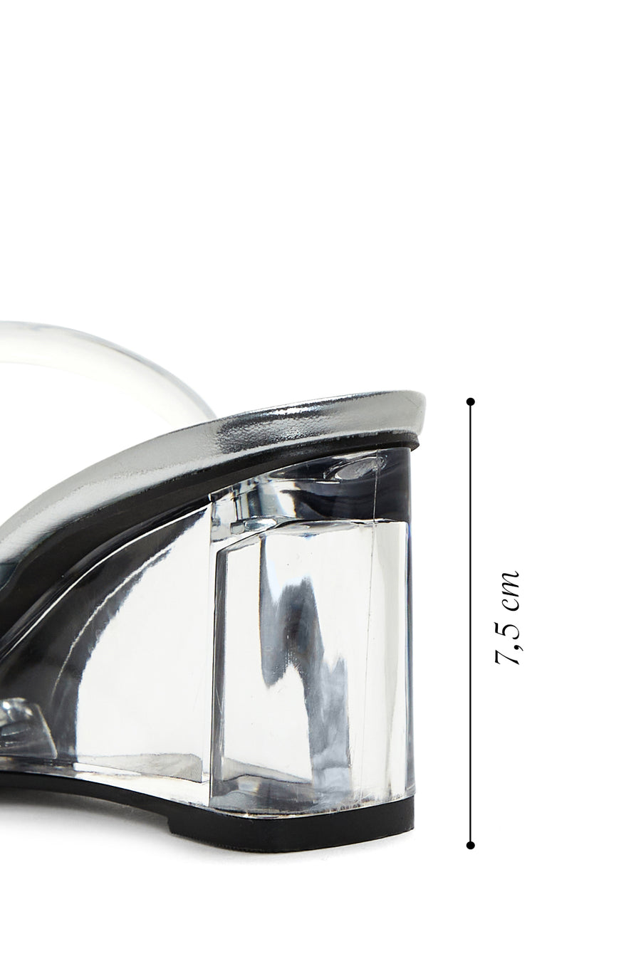 Women's Transparent Heeled Slippers