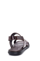 Men's Brown Leather Sandals | Derimod