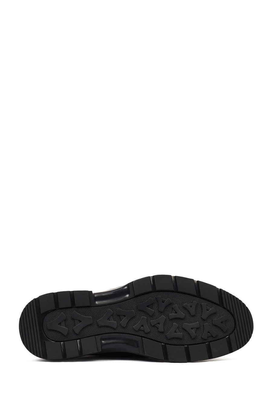 Men's Black Lace-Up Leather Casual Shoes