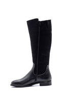 Women's Black Zippered Casual Boots | Derimod