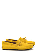 Erkek Sarı Süet Deri Casual Loafer | Derimod