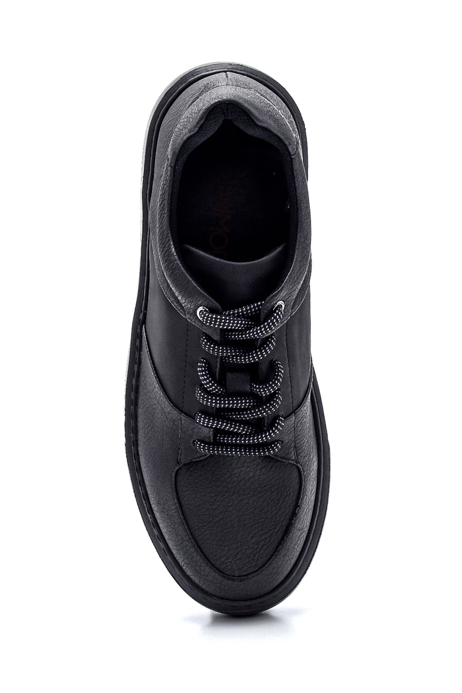 Erkek Deri Baskılı Sneaker