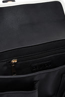 Women's Black Buckle Detailed Shoulder Bag | Derimod