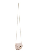 Women's Gray Plush Mini Crossbody Bag | Derimod