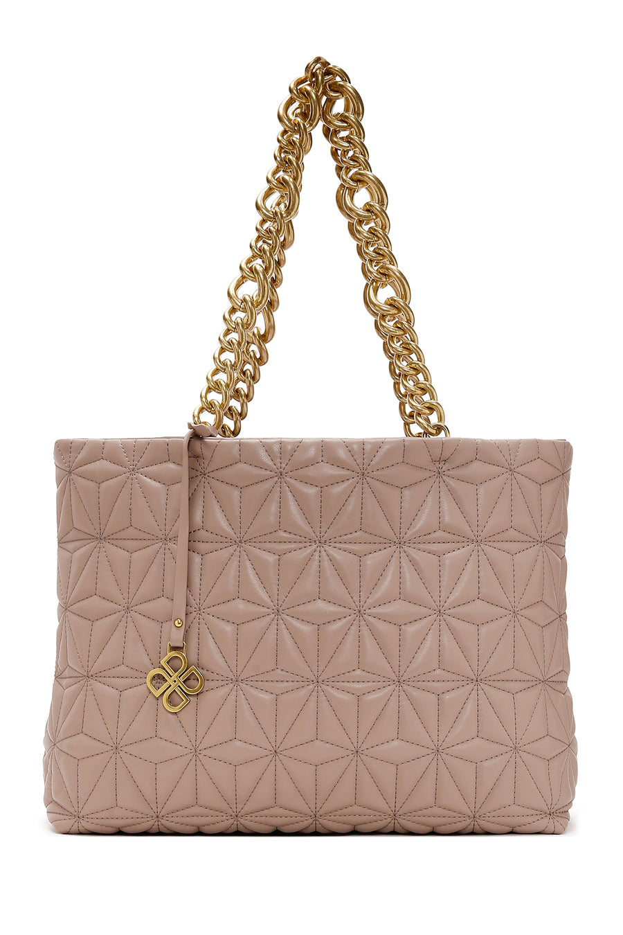 Women's Brown Quilted Shoulder Bag