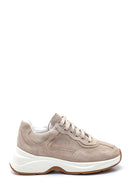 Women's Suede Leather Sneaker | Derimod