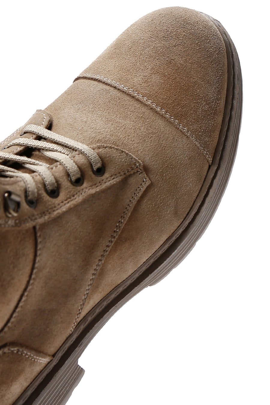Men's Mink Leather Boots Flat Boots