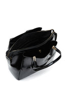 Women's Black Patent Leather Classic Shoulder Bag | Derimod