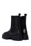 Woman Siyah Leather Chelsea Bot | Derimod