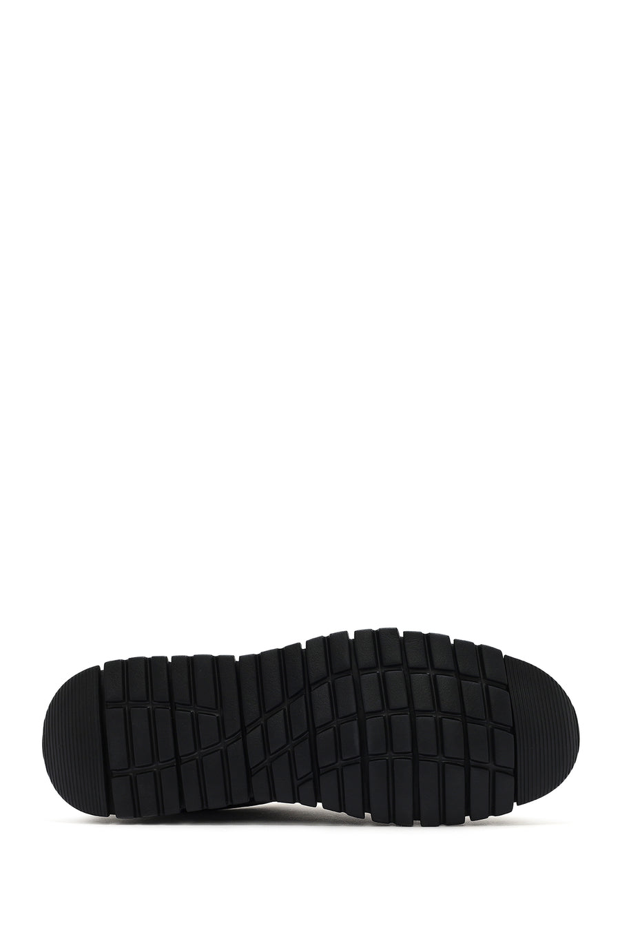 Men's Black Lace-Up Leather Casual Sneaker