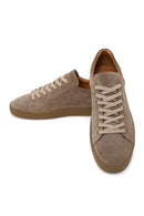 Erkek Bej Bağcıklı Süet Deri Sneaker | Derimod