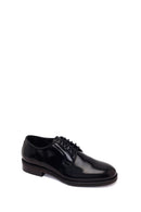 Male Black Lace-Up Leather Casual Shoes | Derimod
