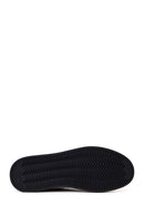Male Black Lace-Up Leather Sneaker | Derimod