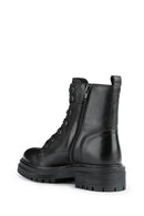 Women's Geox Iridea Zippered Leather Boots | Derimod