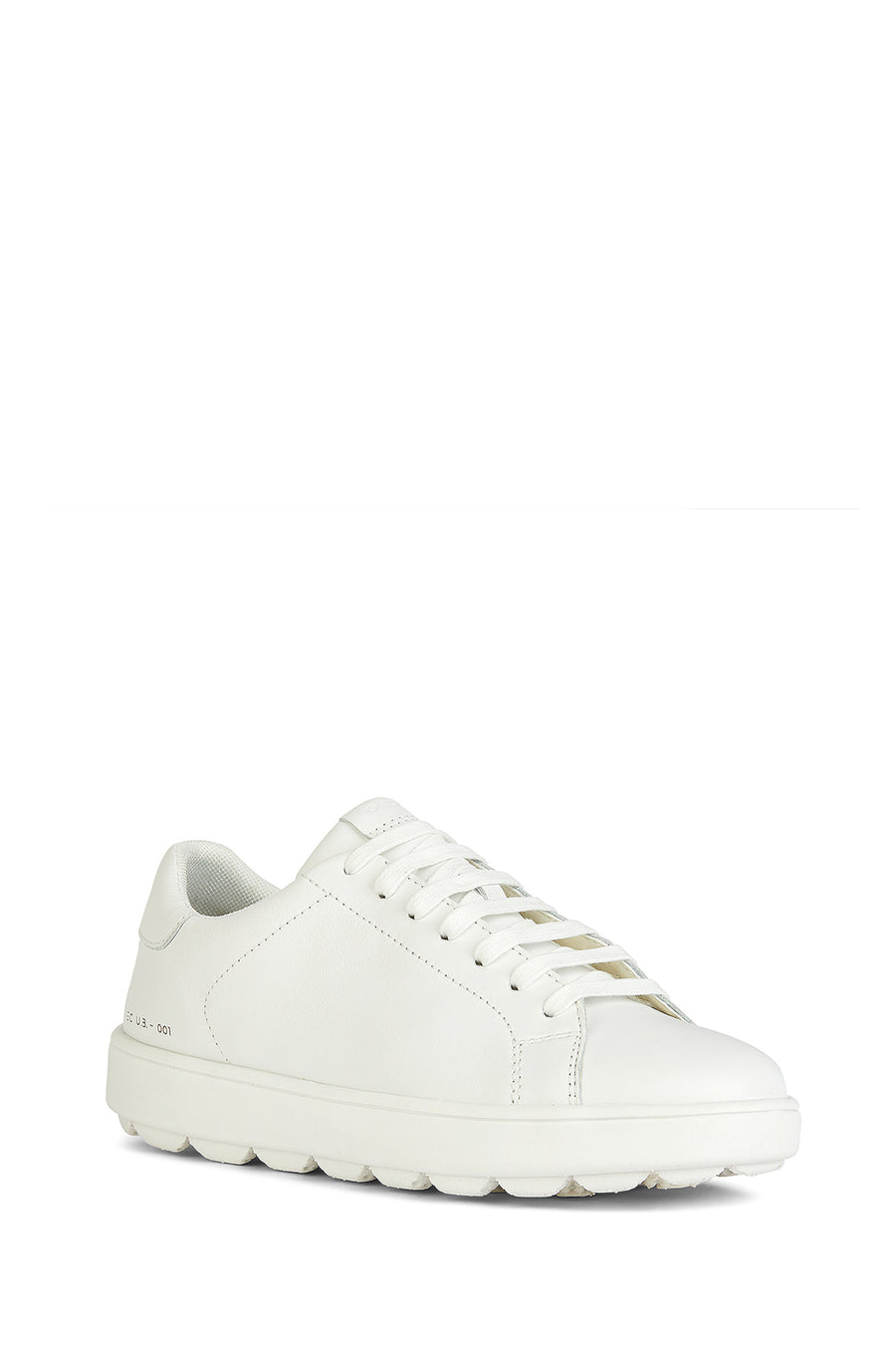 Geox Kadın Beyaz Bağcıklı  Spherica Ecub Deri Sneaker