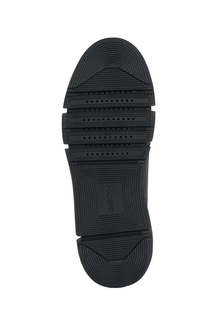 Geox Men's Black Adacter H Lace-up Leather Sneaker Boots