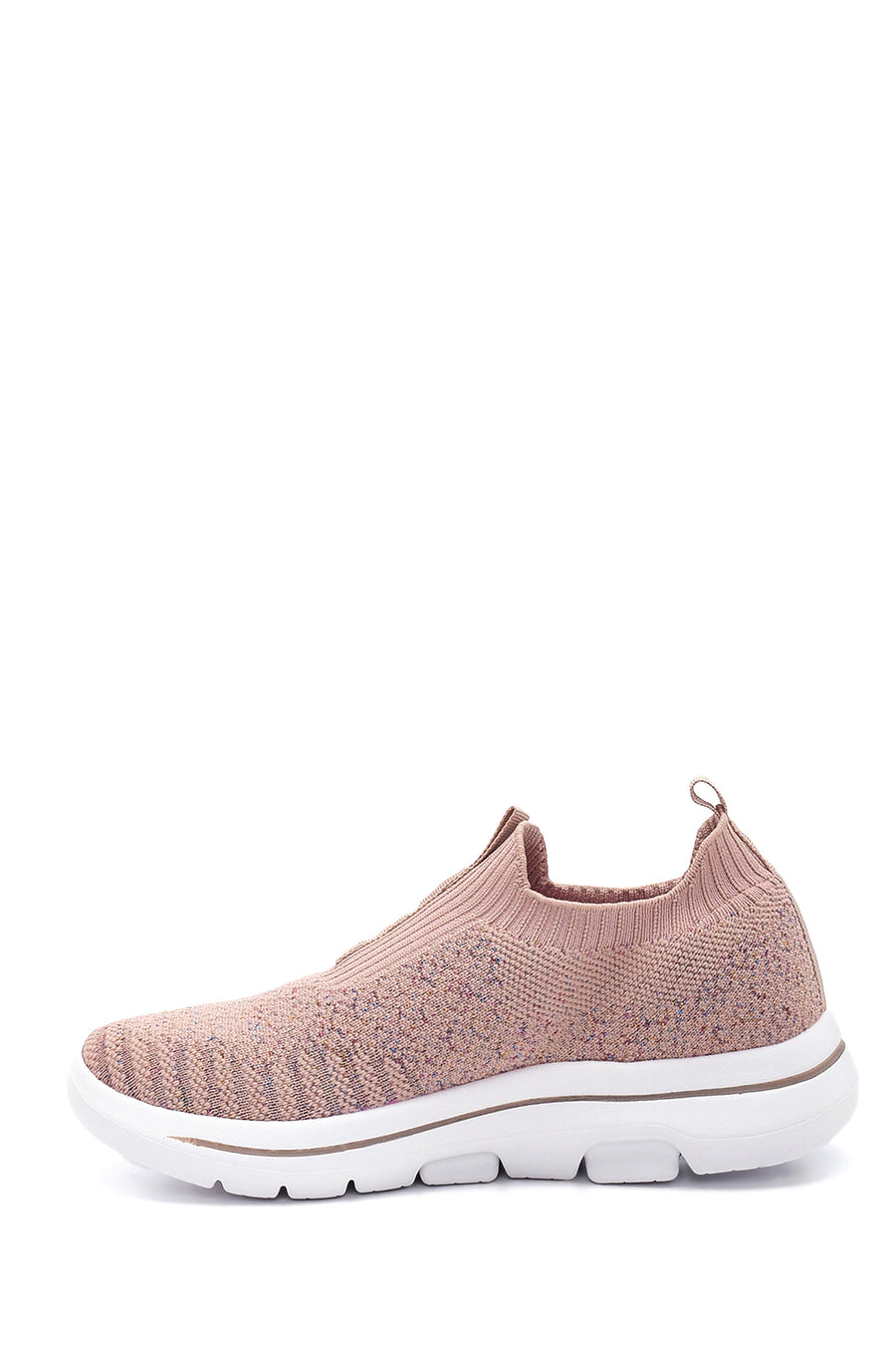 Kadın Pembe Desenli Kumaş Sneaker