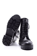 Women's Lace-up Leather Boots | Derimod