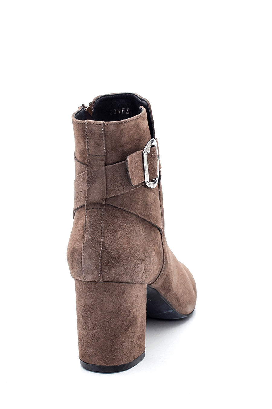 Women's Heeled Suede Leather Boots