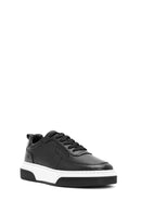 
Men's Black Lace-Up Thick Sole Leather Sneaker
 | Derimod