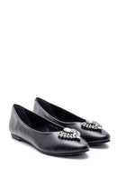 Women's Stone Detailed Ballerinas | Derimod