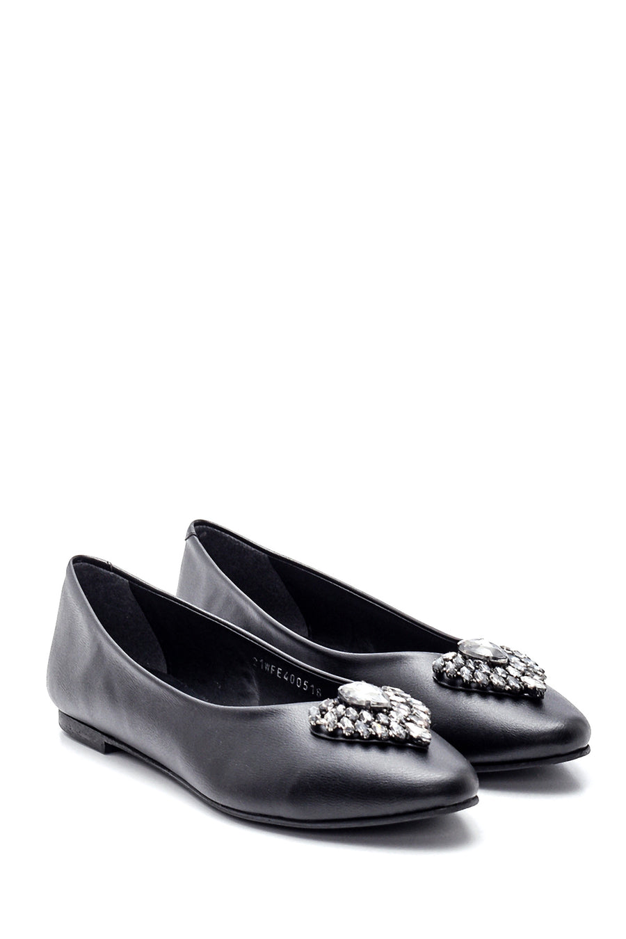 Women's Stone Detailed Ballerinas