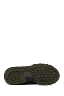 Erkek Yeşil Bağcıklı Deri Sneaker | Derimod