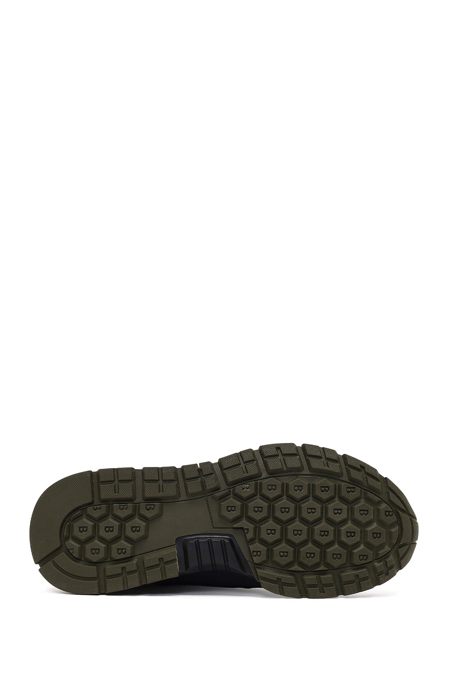 Erkek Yeşil Bağcıklı Deri Sneaker