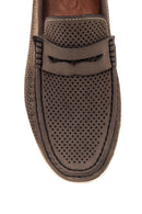 Erkek Deri Nubuk Loafer | Derimod