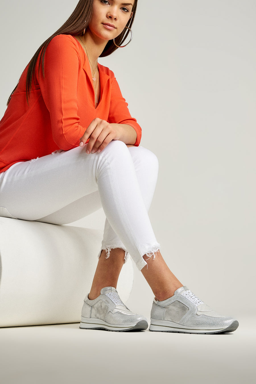 Women's Leather Sports Shoes 18SFD174314 | Derimod