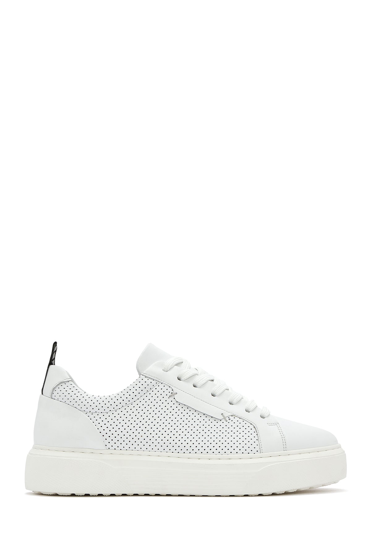 Men's White Lace-up Leather Sneaker 25SFD640414 | Derimod