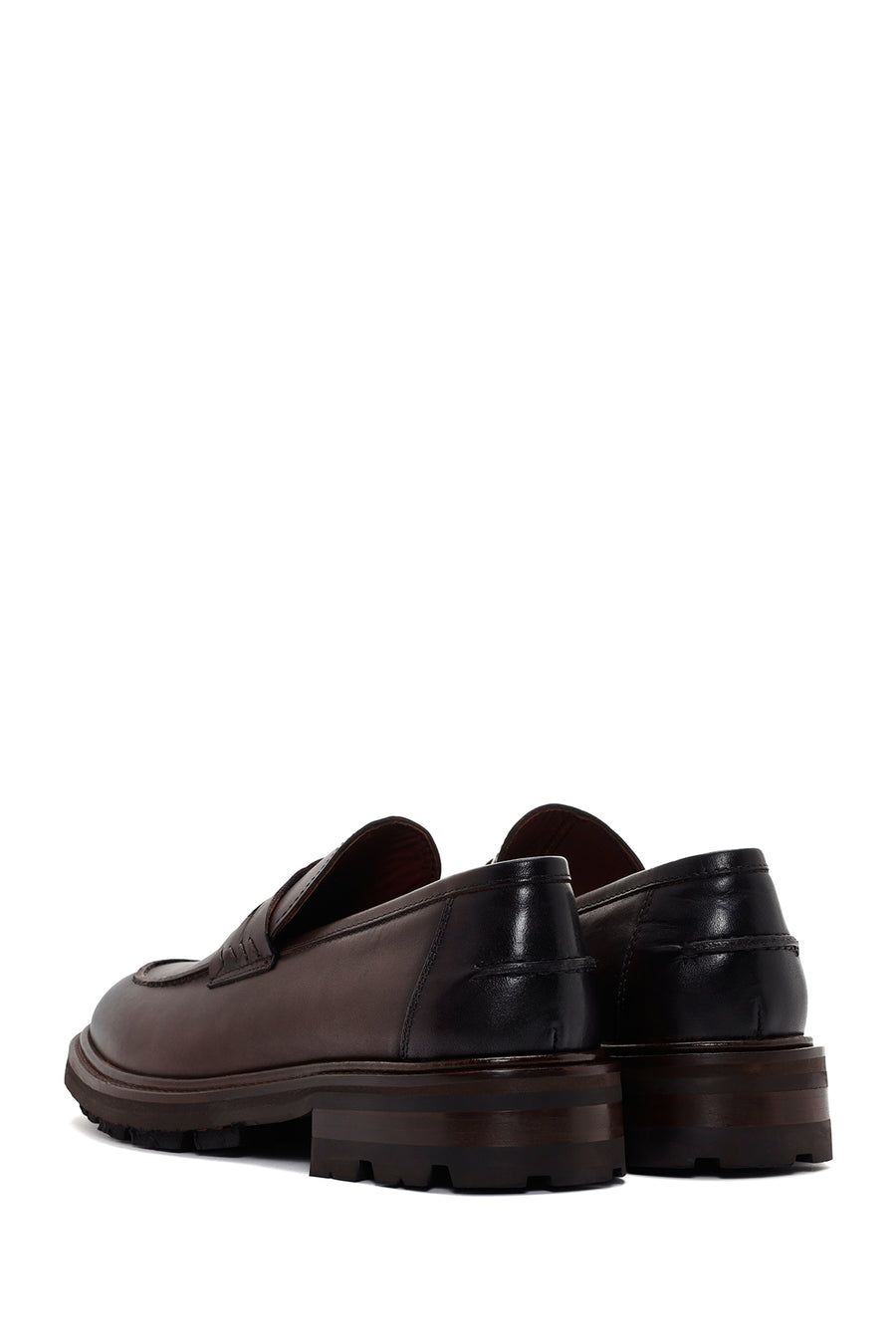 Men's Brown Leather Casual Loafer