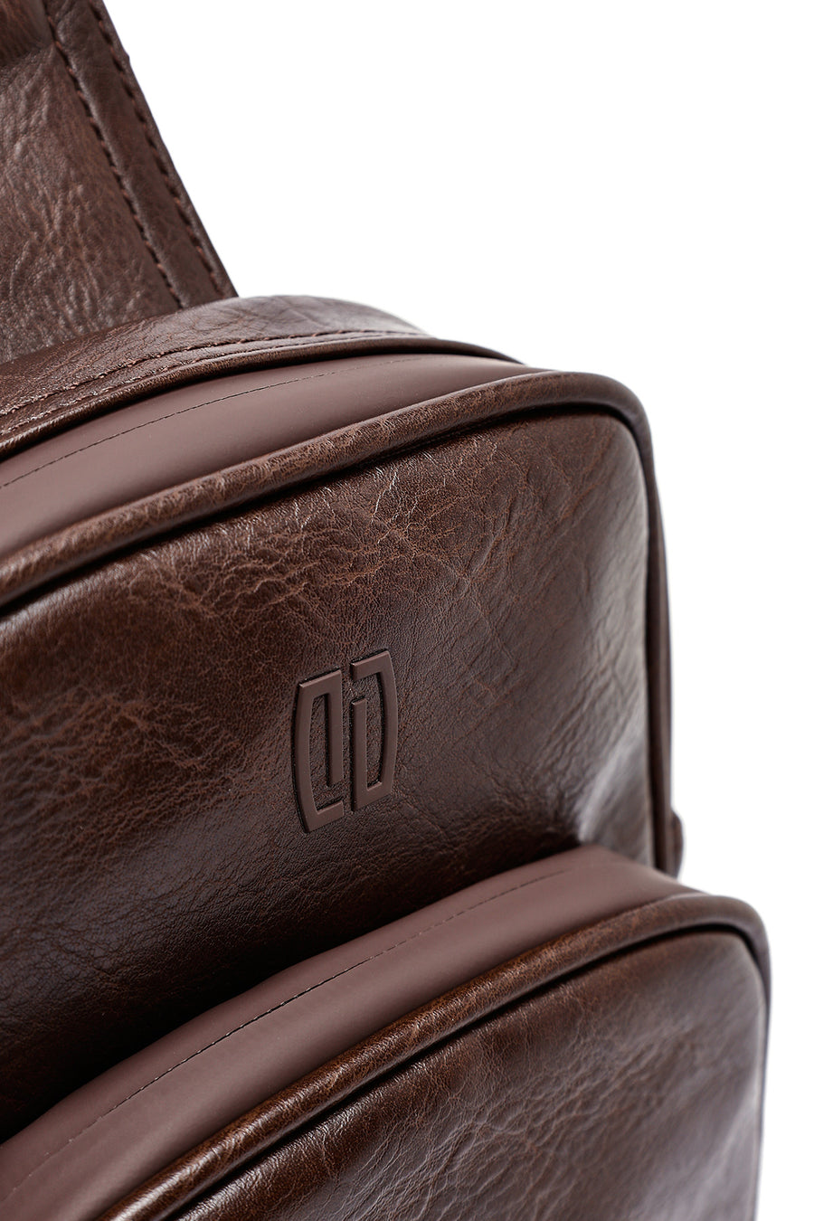 Men's Brown Mini Crossbody Bag