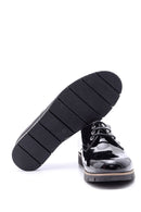 Women's Lace-up Patent Leather Shoes | Derimod