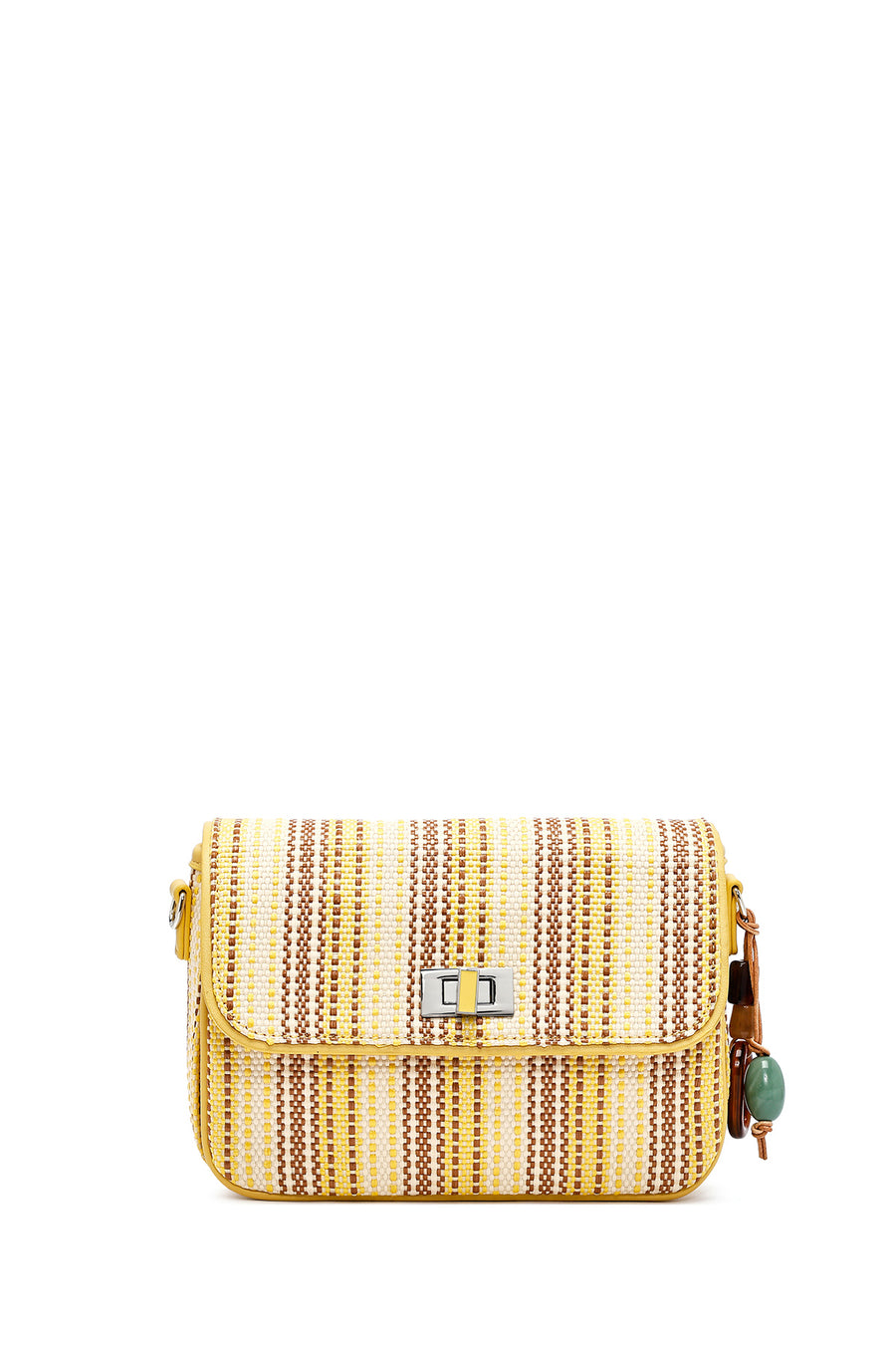 Women's Yellow Long Strap Crossbody Bag