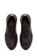 Men's Brown Leather Casual Sneaker | Derimod