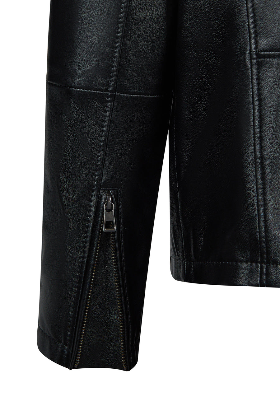 Romeo Male Black Hooded Leather Coats