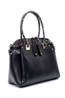 Women's Snakeskin Pattern Detailed Shoulder Bag | Derimod