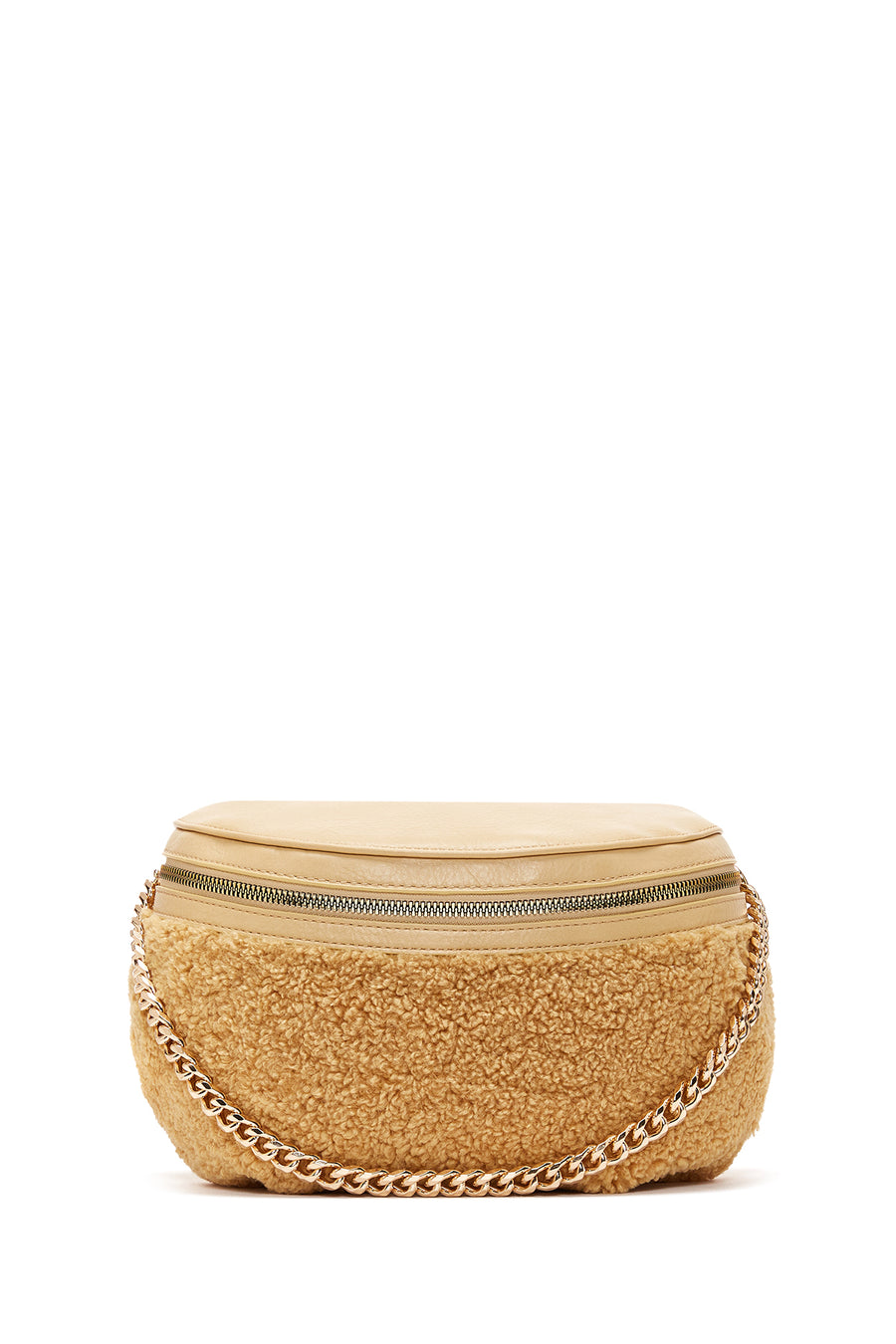 Women's Yellow Plush Waist Bag 22WBD2476PH | Derimod
