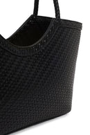 Woman Black Printed Shoulder Bag | Derimod