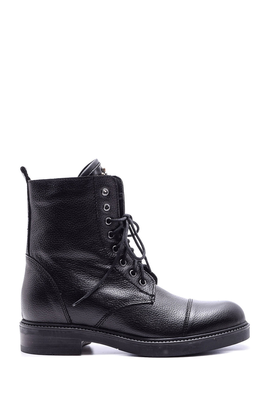 Women's Lace-up Leather Boots 19WFD2208FT | Derimod