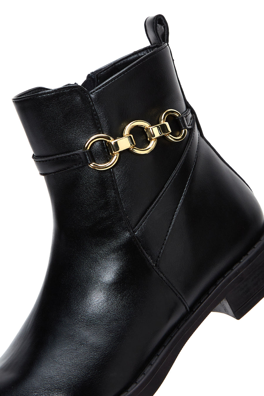 Women's Black Chain Boots