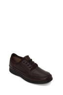 Male Brown Lace-up Leather Casual Shoes | Derimod