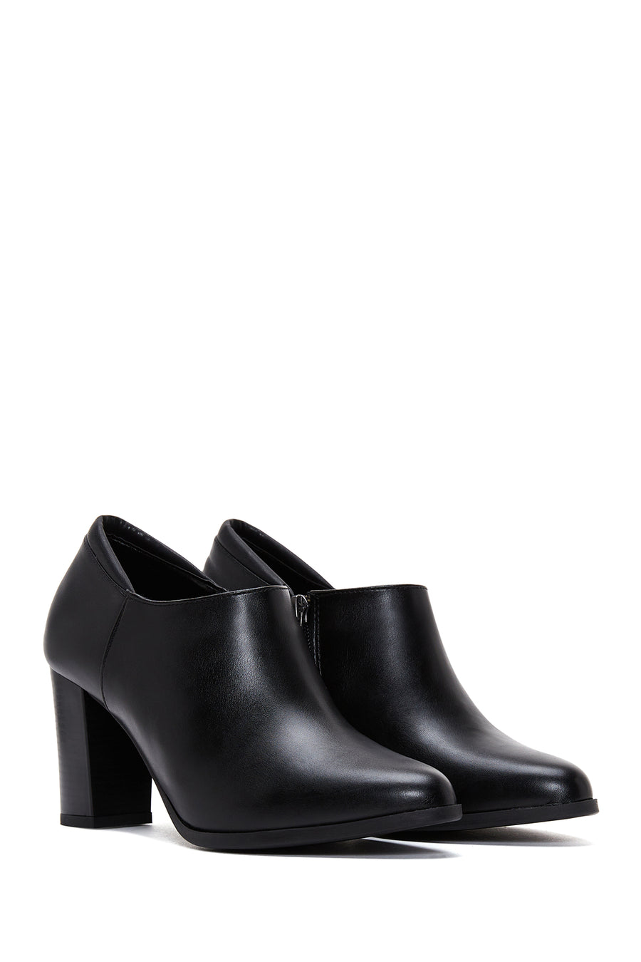 Women's Black Heeled Bootie