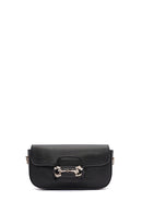 Women's Black Long Chain Strap Shoulder Bag | Derimod