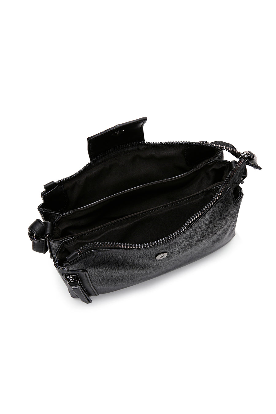 Women's Black Casual Crossbody Bag