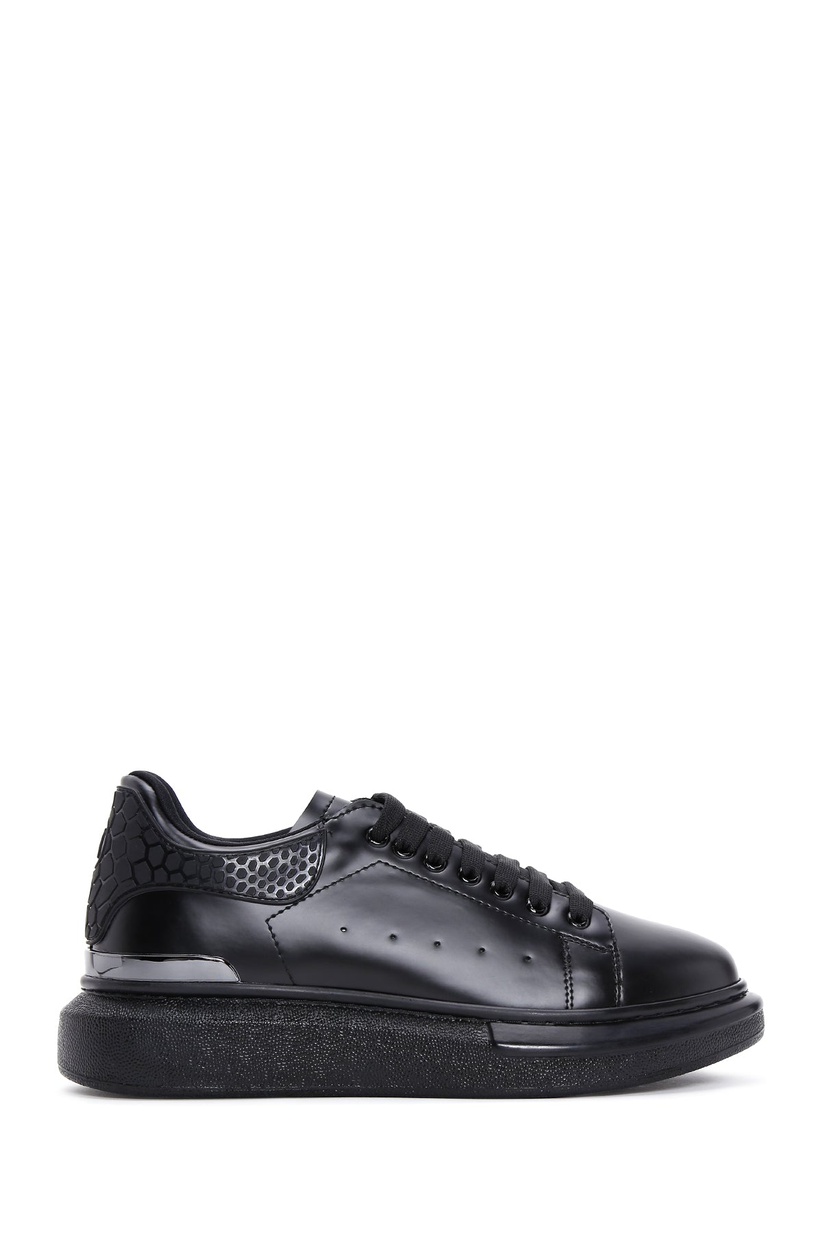 Men's Black Thick Soled Sneaker 23SFD647518 | Derimod