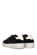 Women's Black Leather Sneaker | Derimod