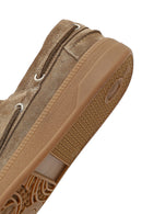 Women's Mink Lace-up Suede Leather Casual Shoes | Derimod